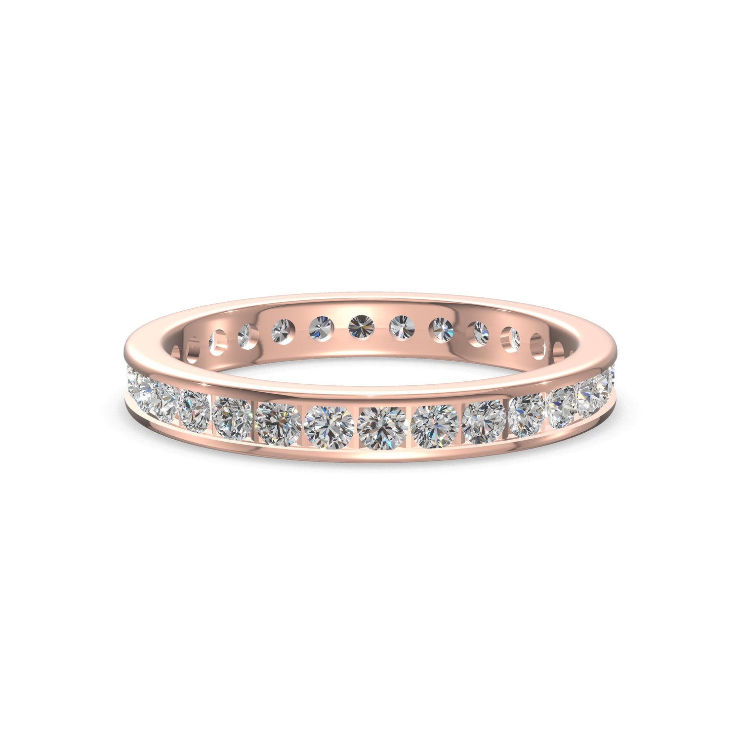 Eternal Radiance Diamond Band Gold