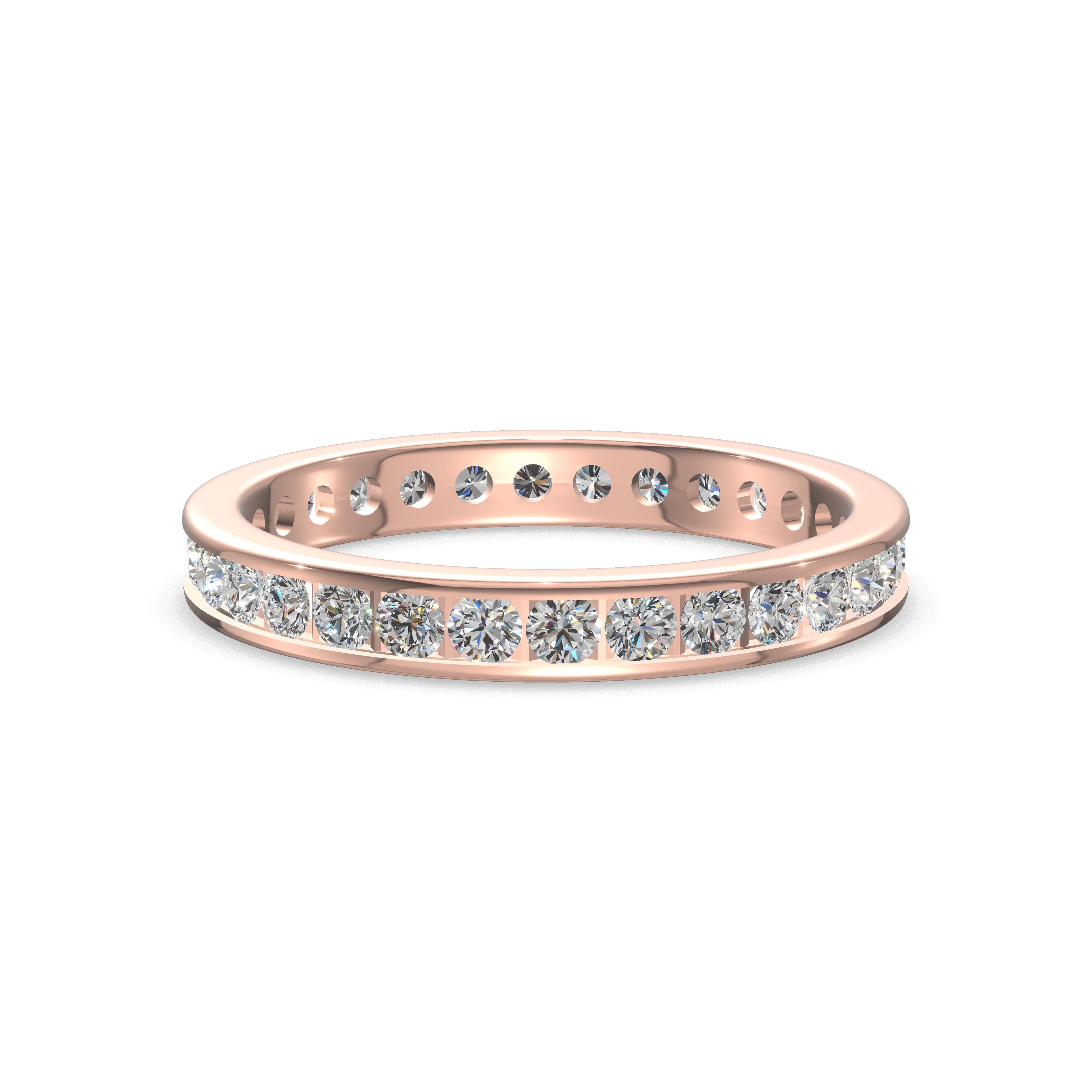 Eternal Radiance Diamond Band Gold