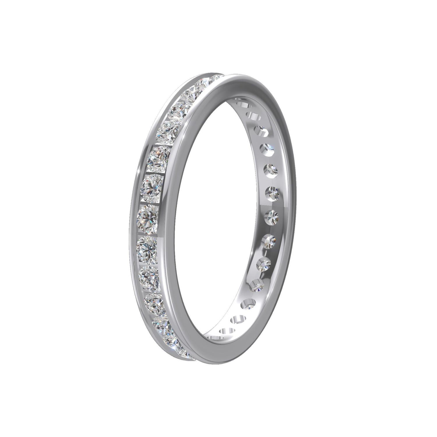 Eternal Radiance Diamond Band Platinum
