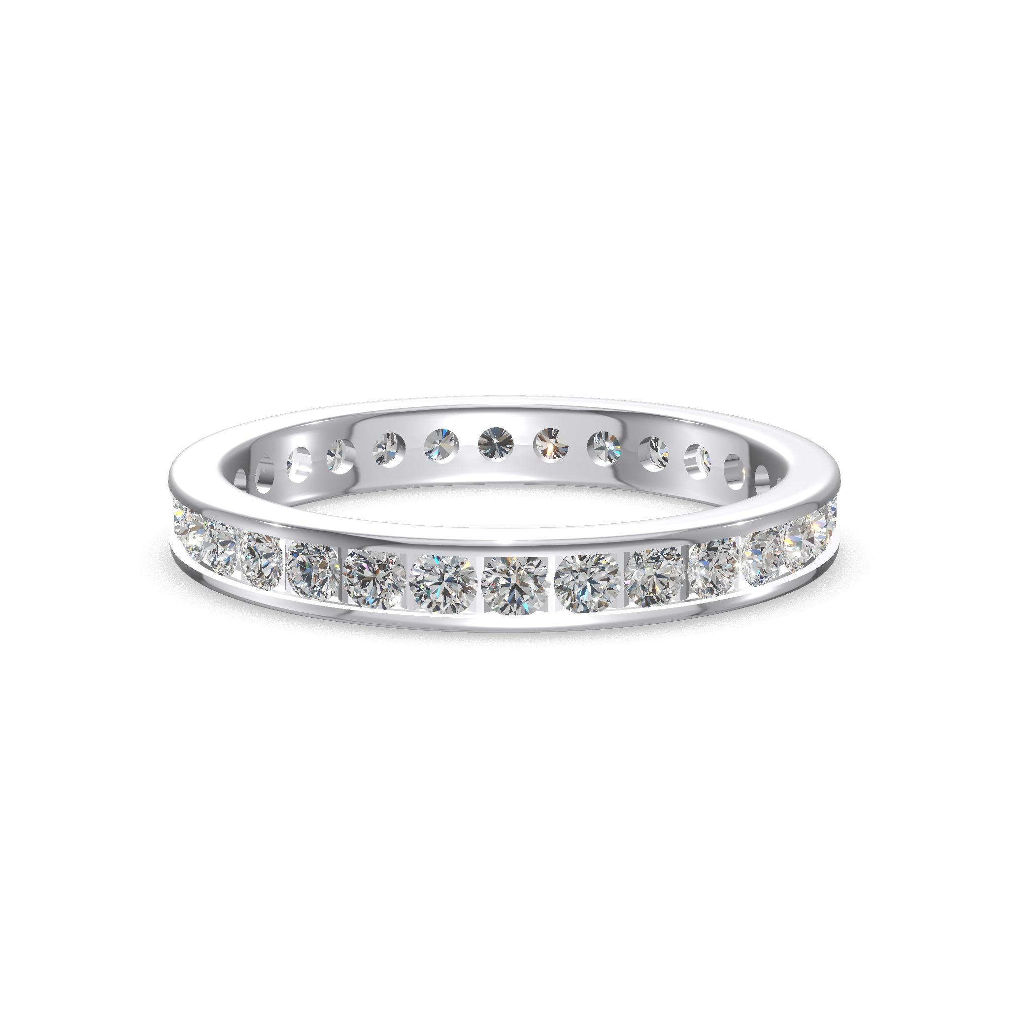 Eternal Radiance Diamond Band Platinum