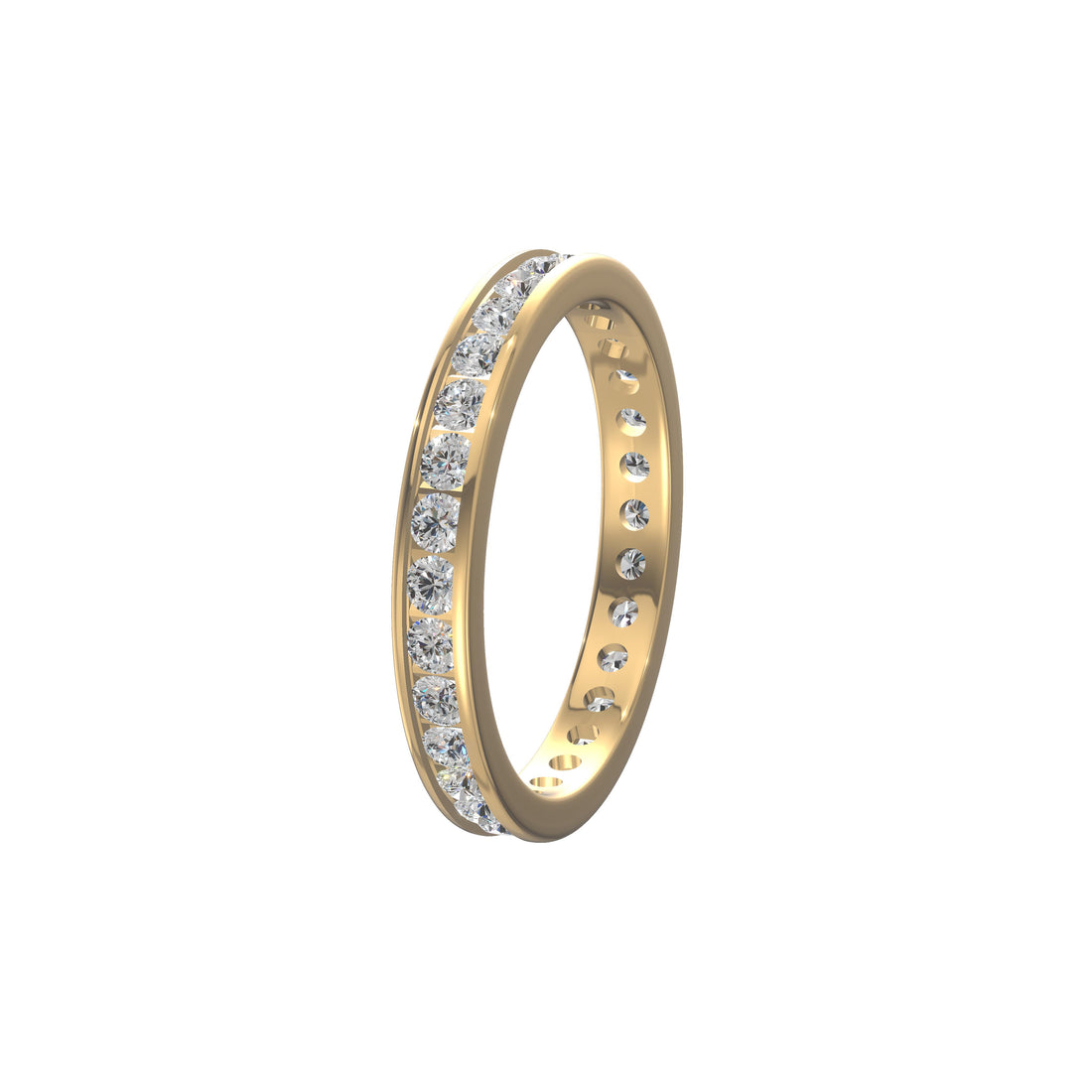 Eternal Radiance Diamond Band Gold