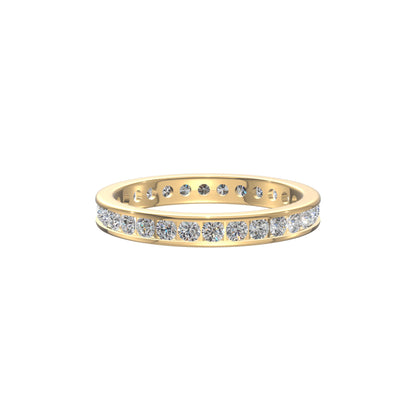 Eternal Radiance Diamond Band Gold