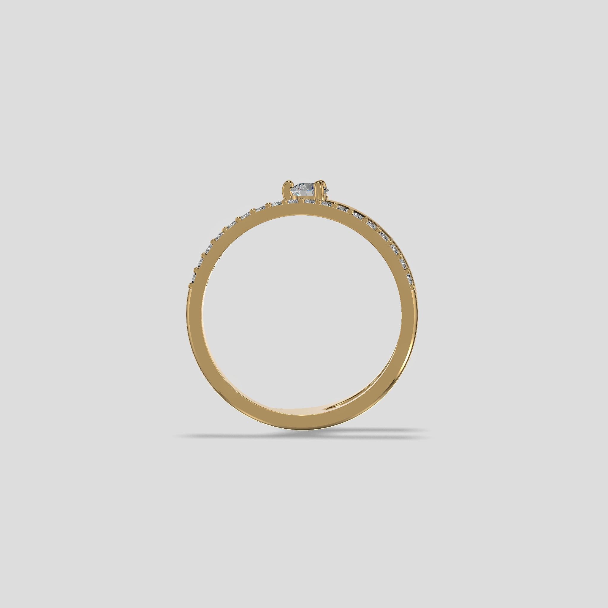 Celeste Crown Diamond Ring