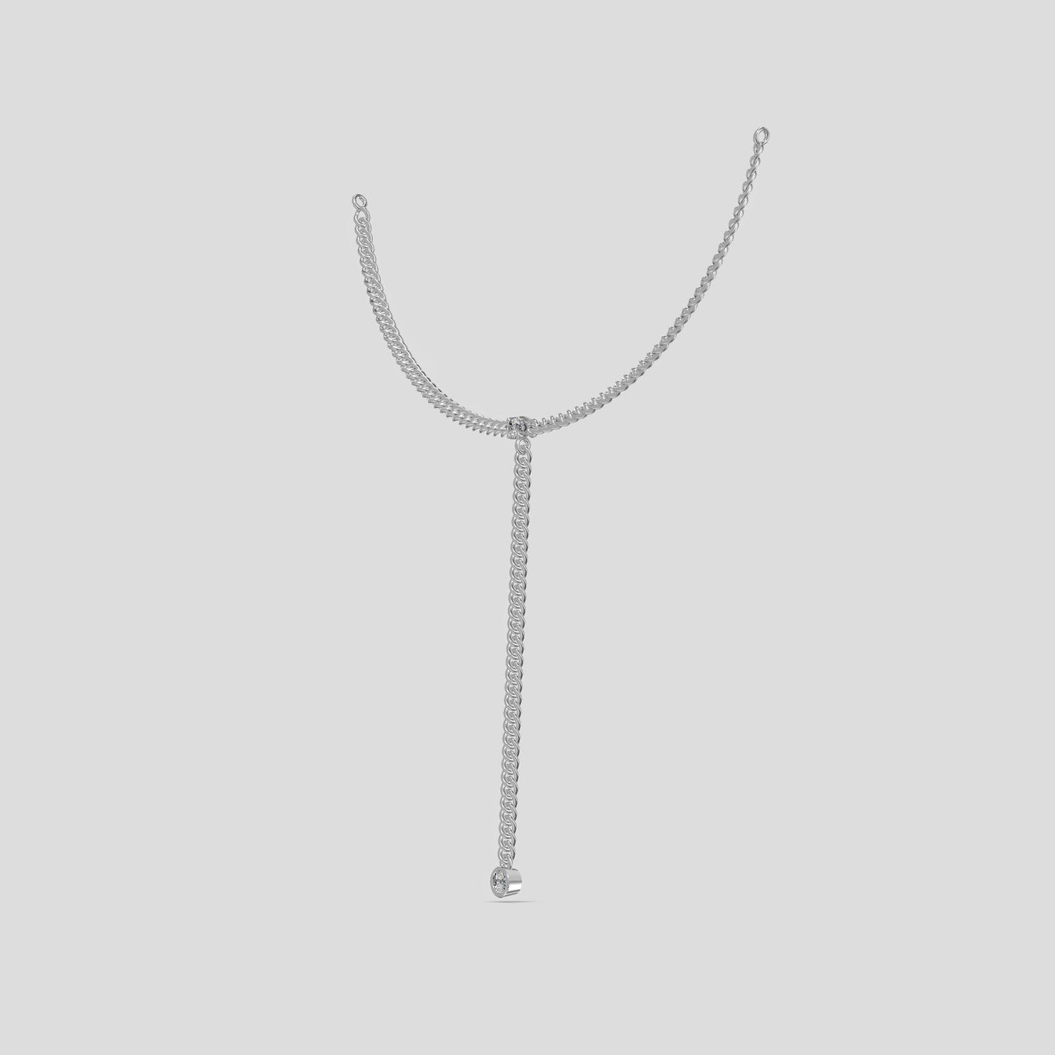 GraceLine Drop Necklace Gold