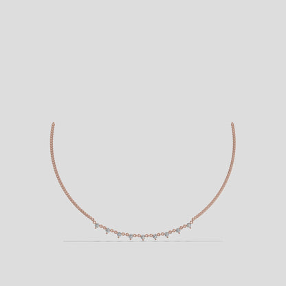 StellaLink – Clustered Spark Necklace Gold