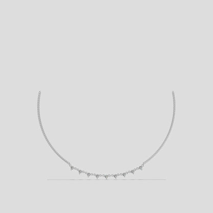 StellaLink – Clustered Spark Necklace Silver
