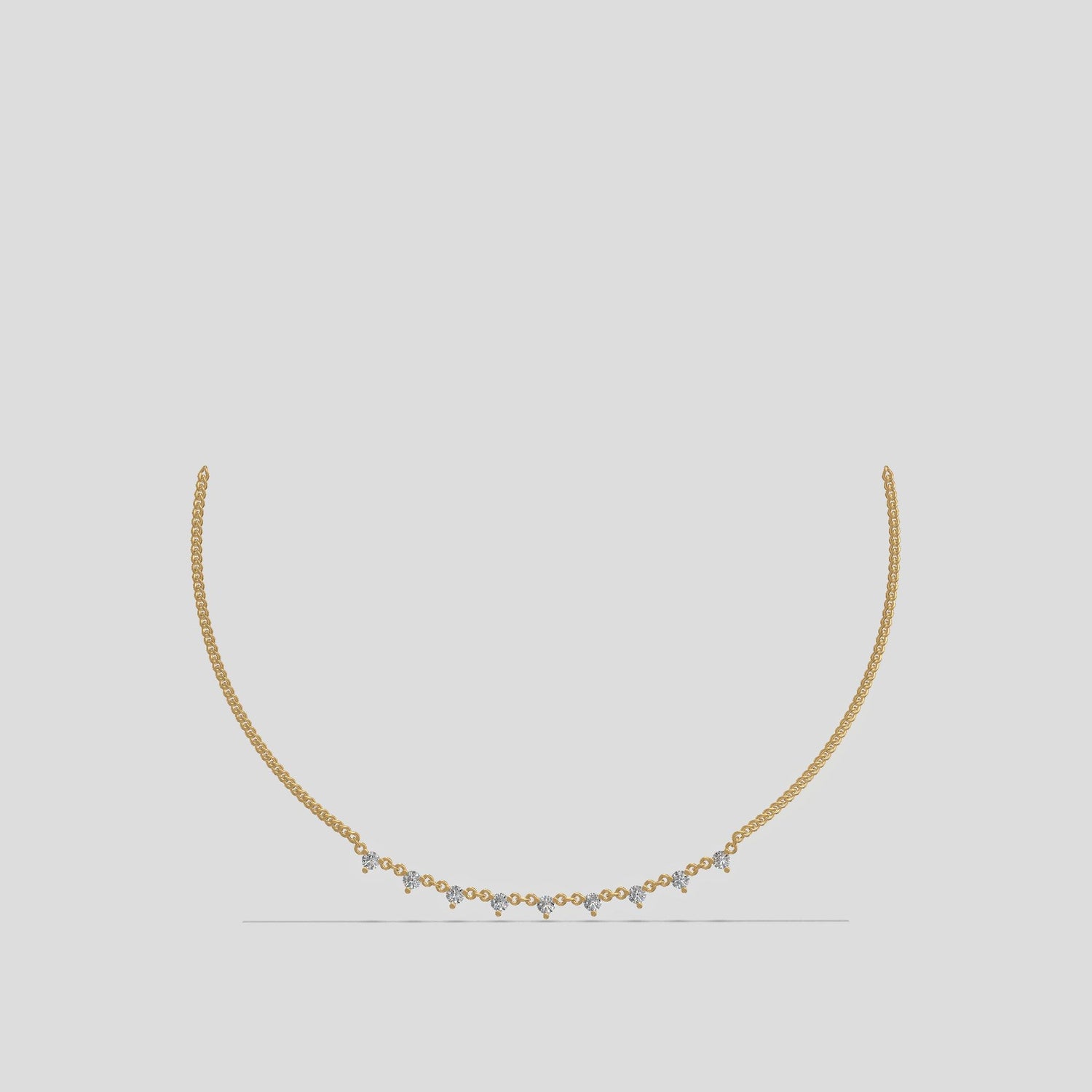 StellaLink – Clustered Spark Necklace Gold