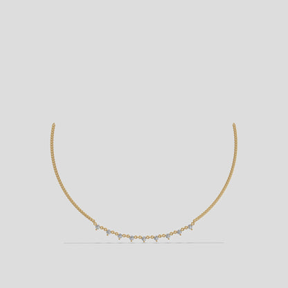 StellaLink – Clustered Spark Necklace Gold