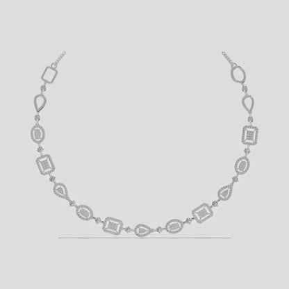 Royal Radiance Diamond Necklace Gold