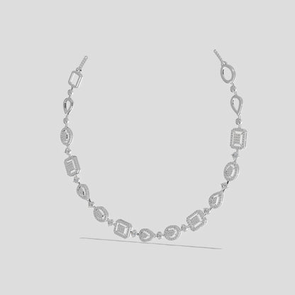 Royal Radiance Diamond Necklace Gold