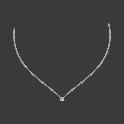 Celeste V – Minimalist Drop Necklace Gold