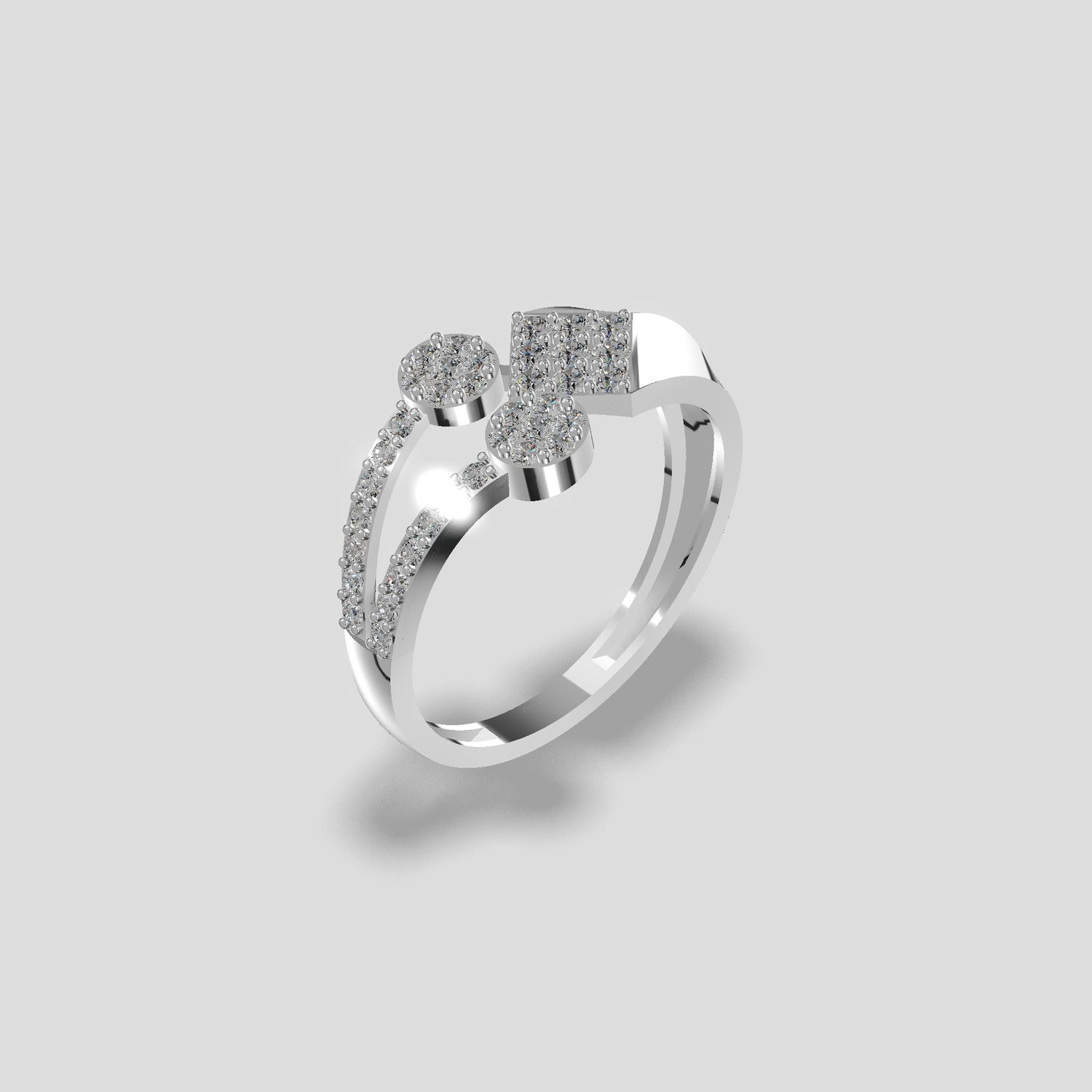 Divine Bloom Diamond Ring Gold