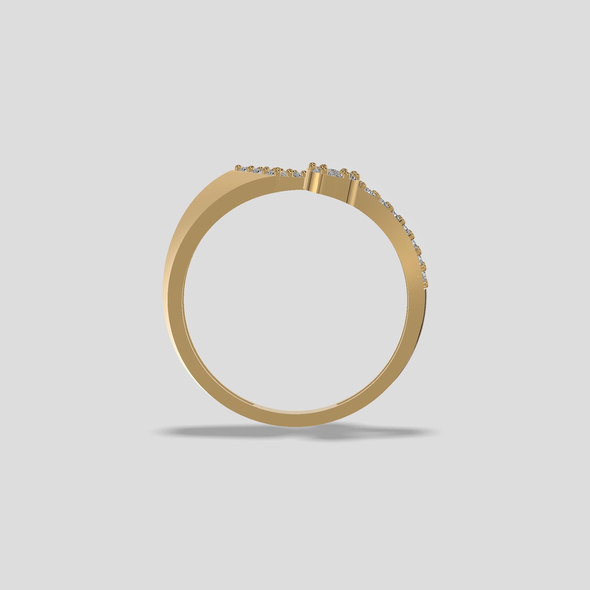 Divine Bloom Diamond Ring Gold