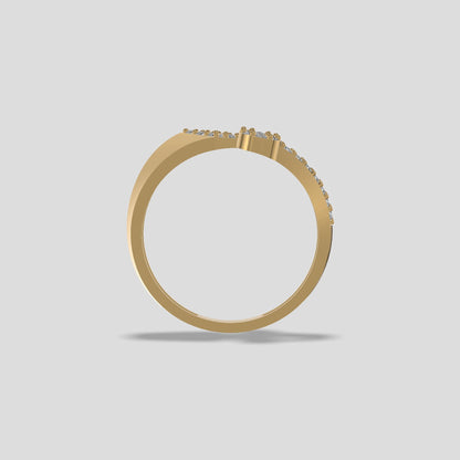 Divine Bloom Diamond Ring Gold