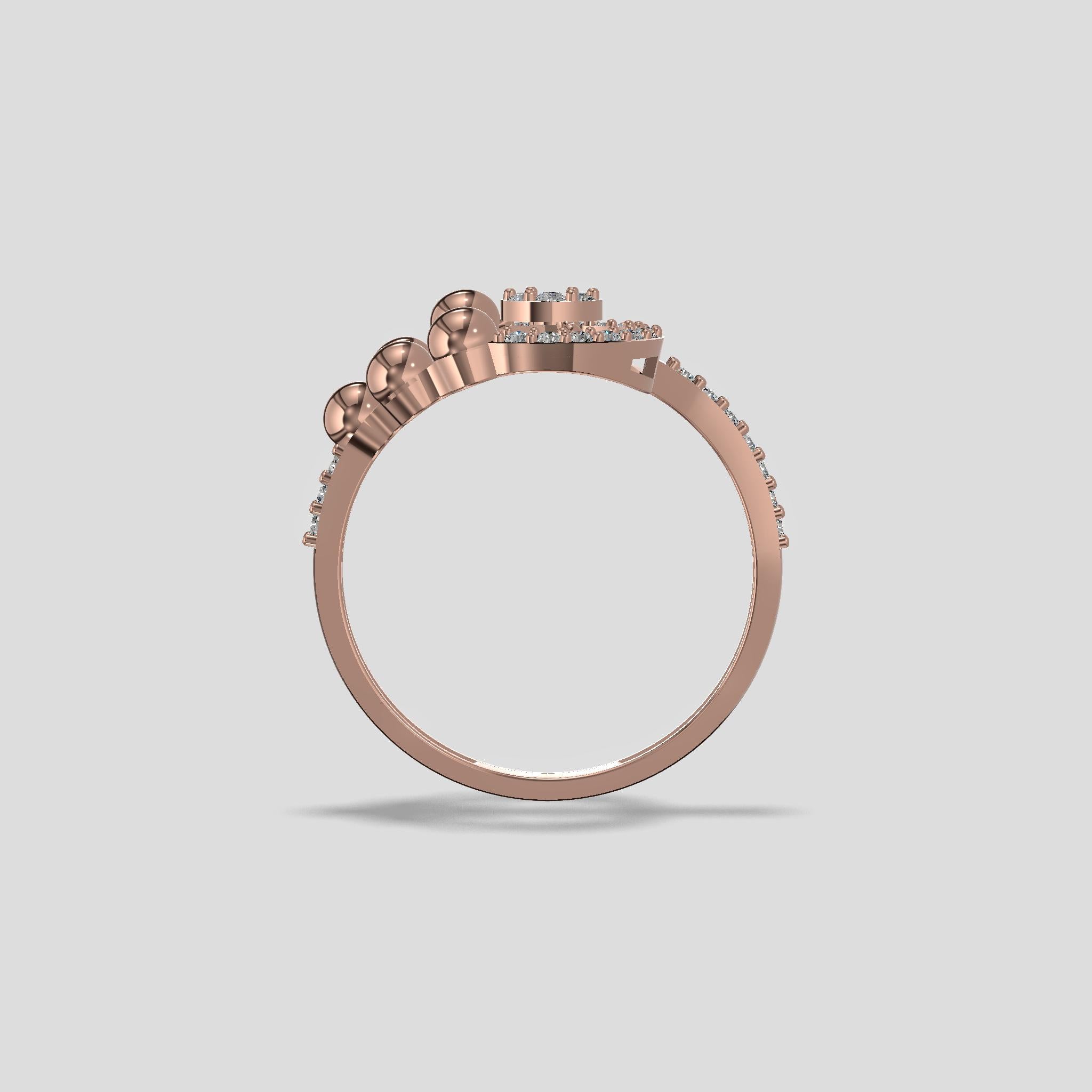 Aurelia Orbit Diamond Ring Gold