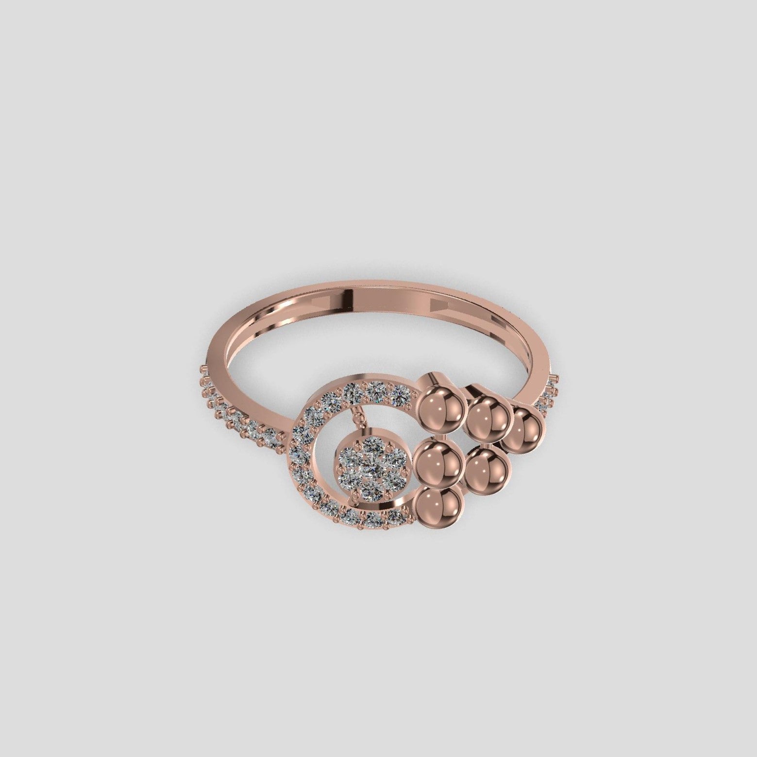 Aurelia Orbit Diamond Ring Gold