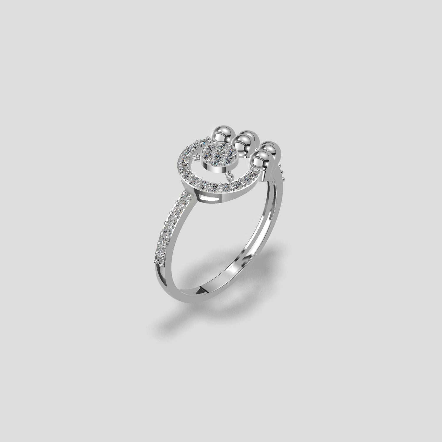 Aurelia Orbit Diamond Ring Gold