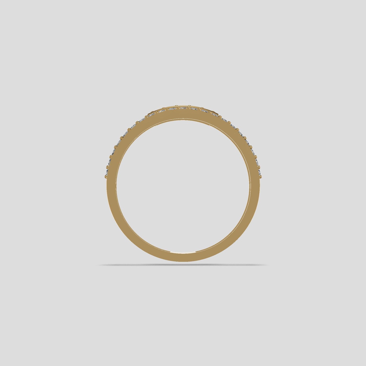 Linea Luxe Diamond Band Ring Gold