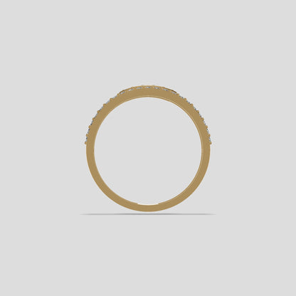 Linea Luxe Diamond Band Ring Gold