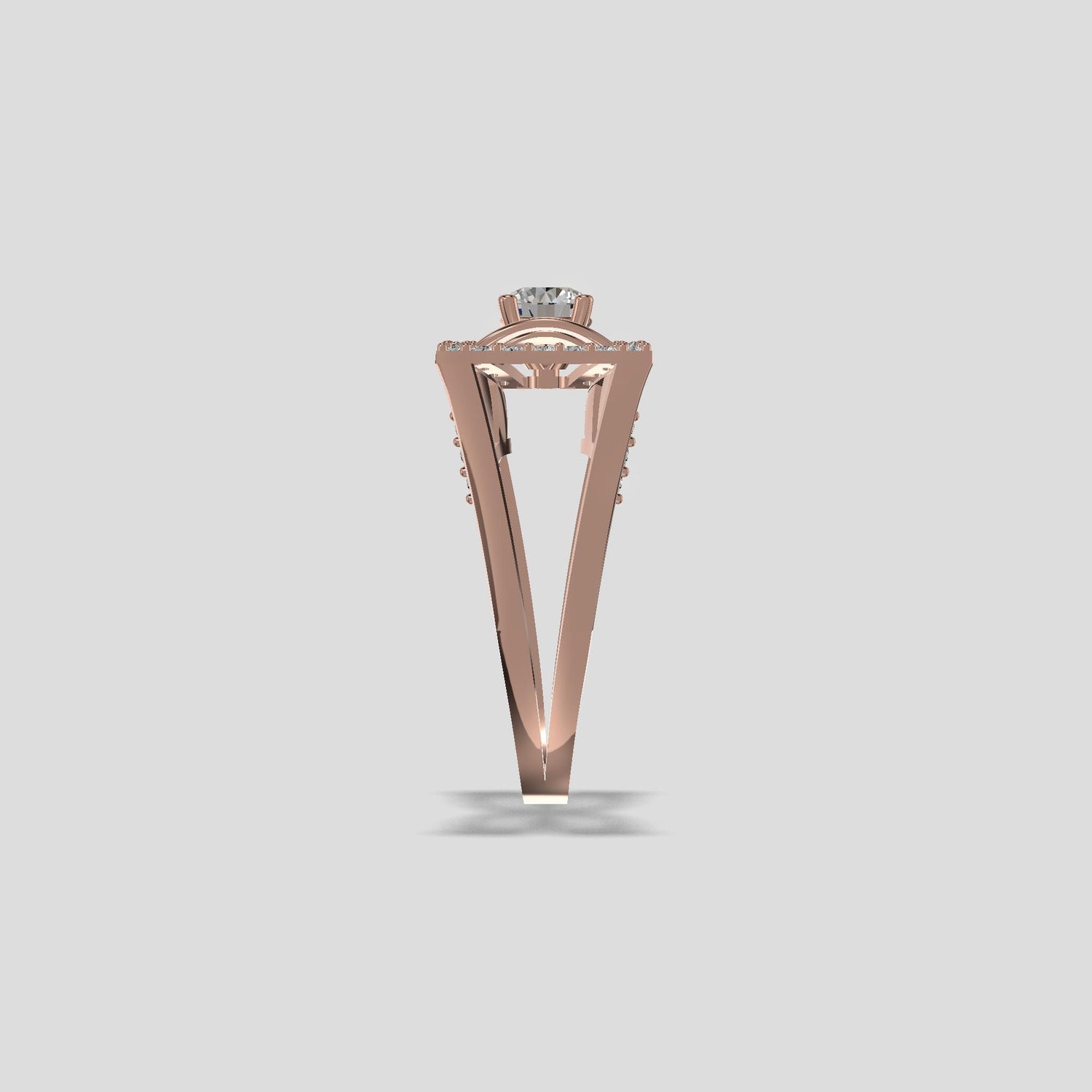 Regalia Bow Diamond Ring Gold