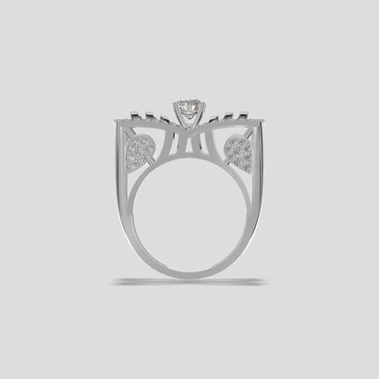 Regalia Bow Diamond Ring Gold