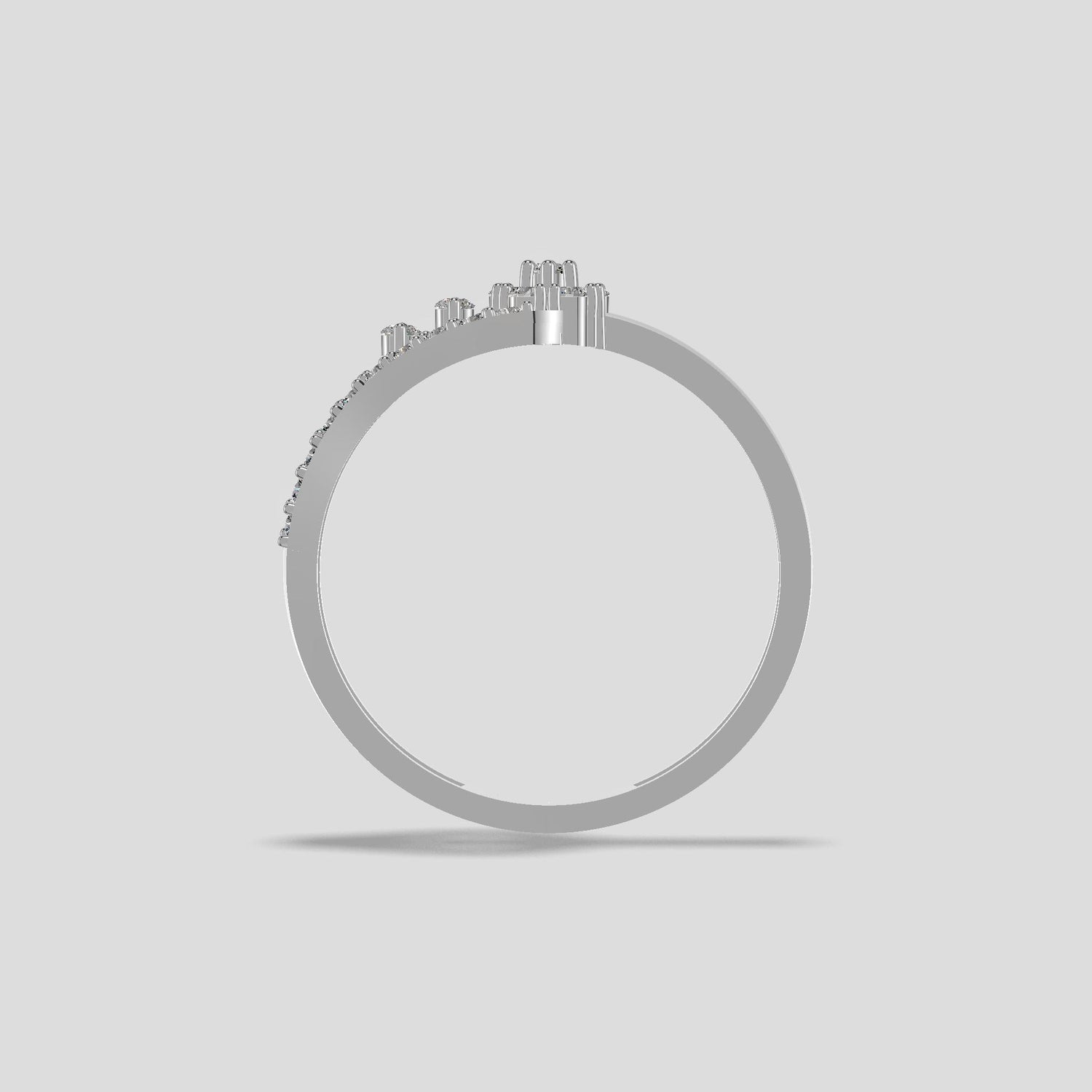 Teardrop Radiance Diamond Ring Gold