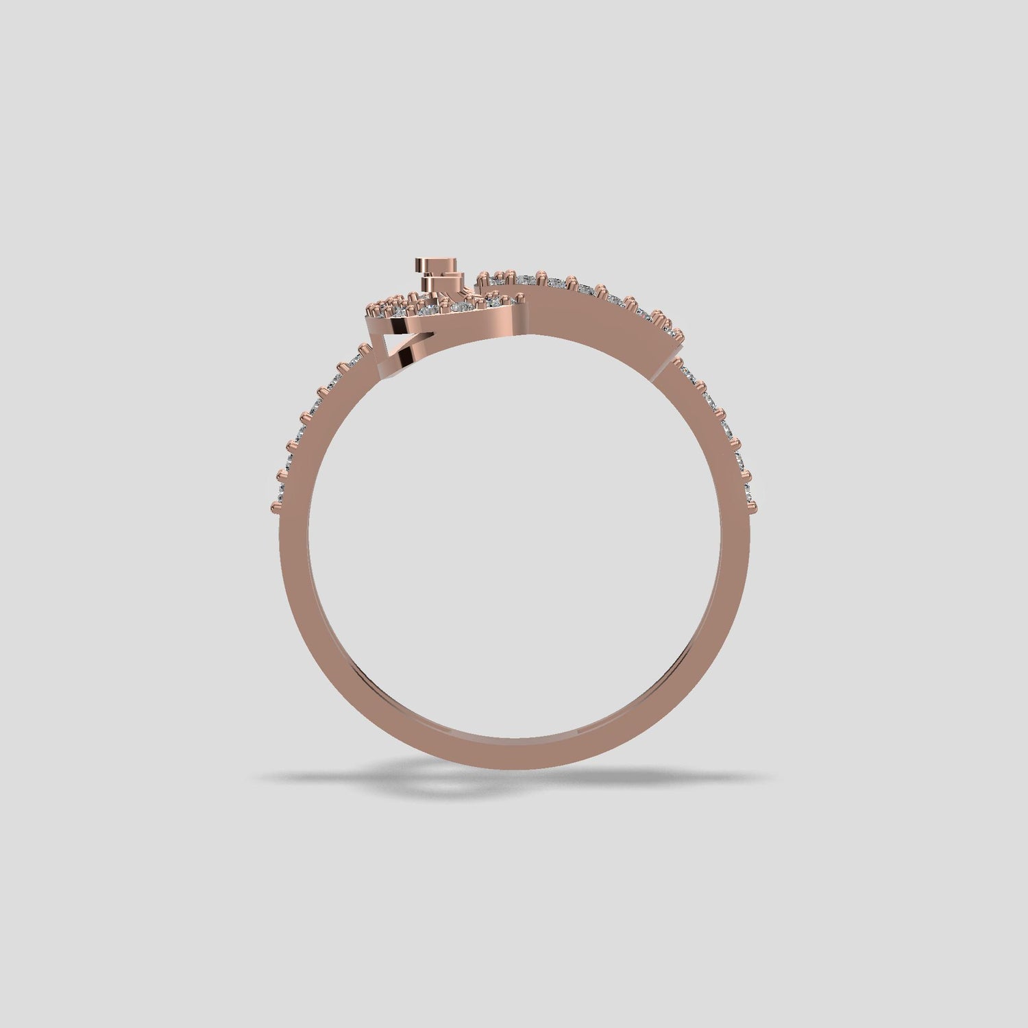 Golden Elegance Diamond Accent Ring Gold