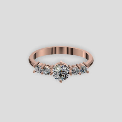 Celeste Harmony Diamond Ring Gold