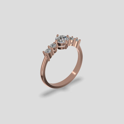 Celeste Harmony Diamond Ring Gold