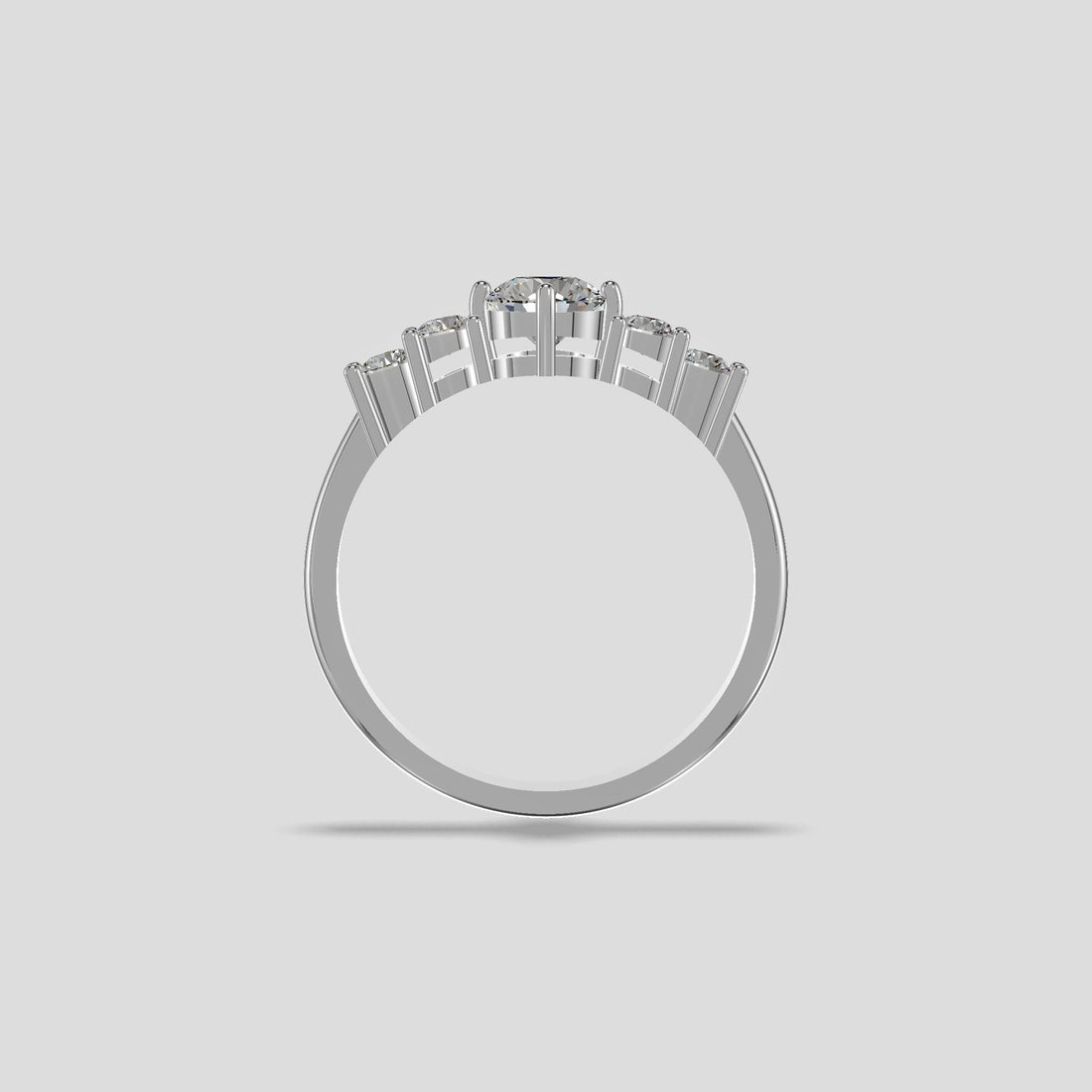 Celeste Harmony Diamond Ring Silver