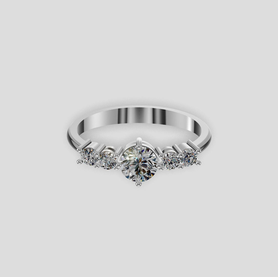 Celeste Harmony Diamond Ring Platinum