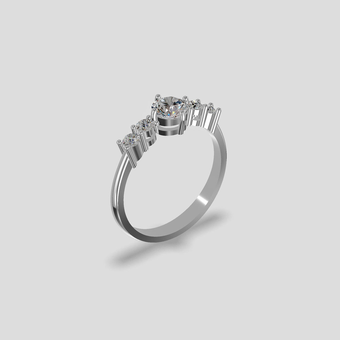Celeste Harmony Diamond Ring Platinum