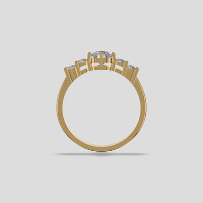 Celeste Harmony Diamond Ring Gold