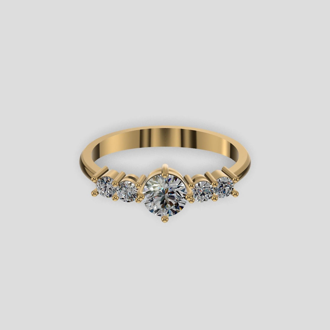 Celeste Harmony Diamond Ring Gold