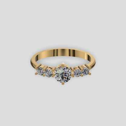 Celeste Harmony Diamond Ring Gold