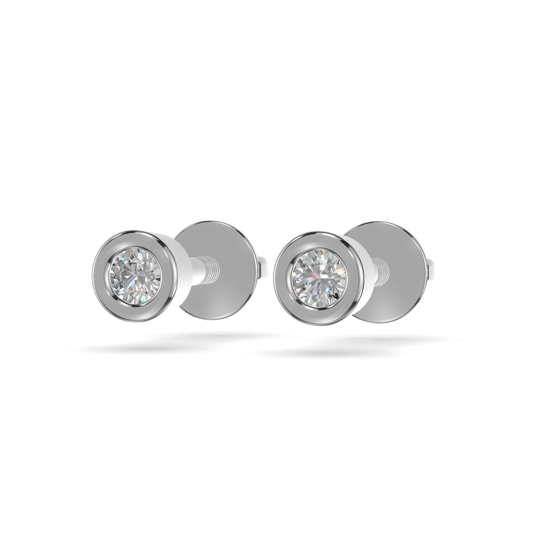 Celestial Glow Earrings Silver