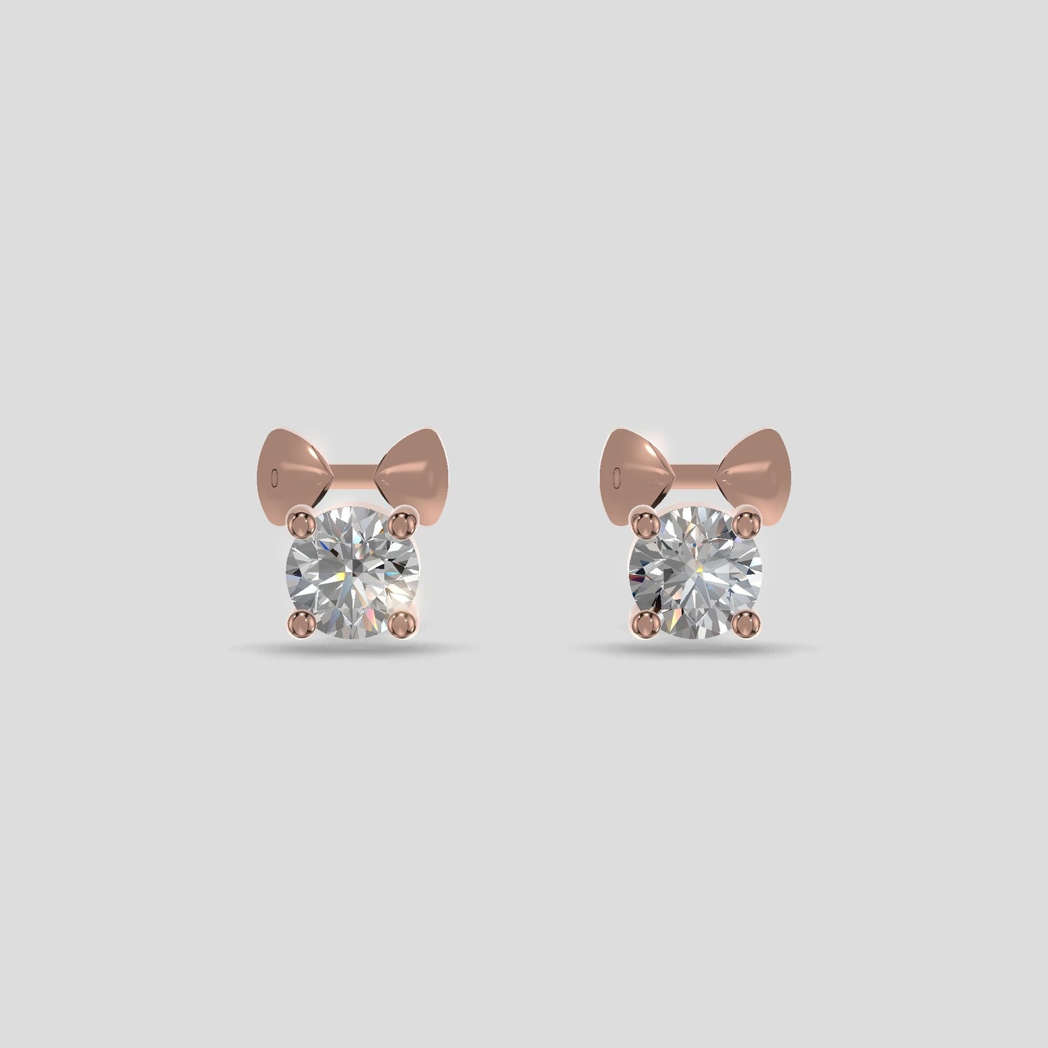 Studs With Bow AT Gold