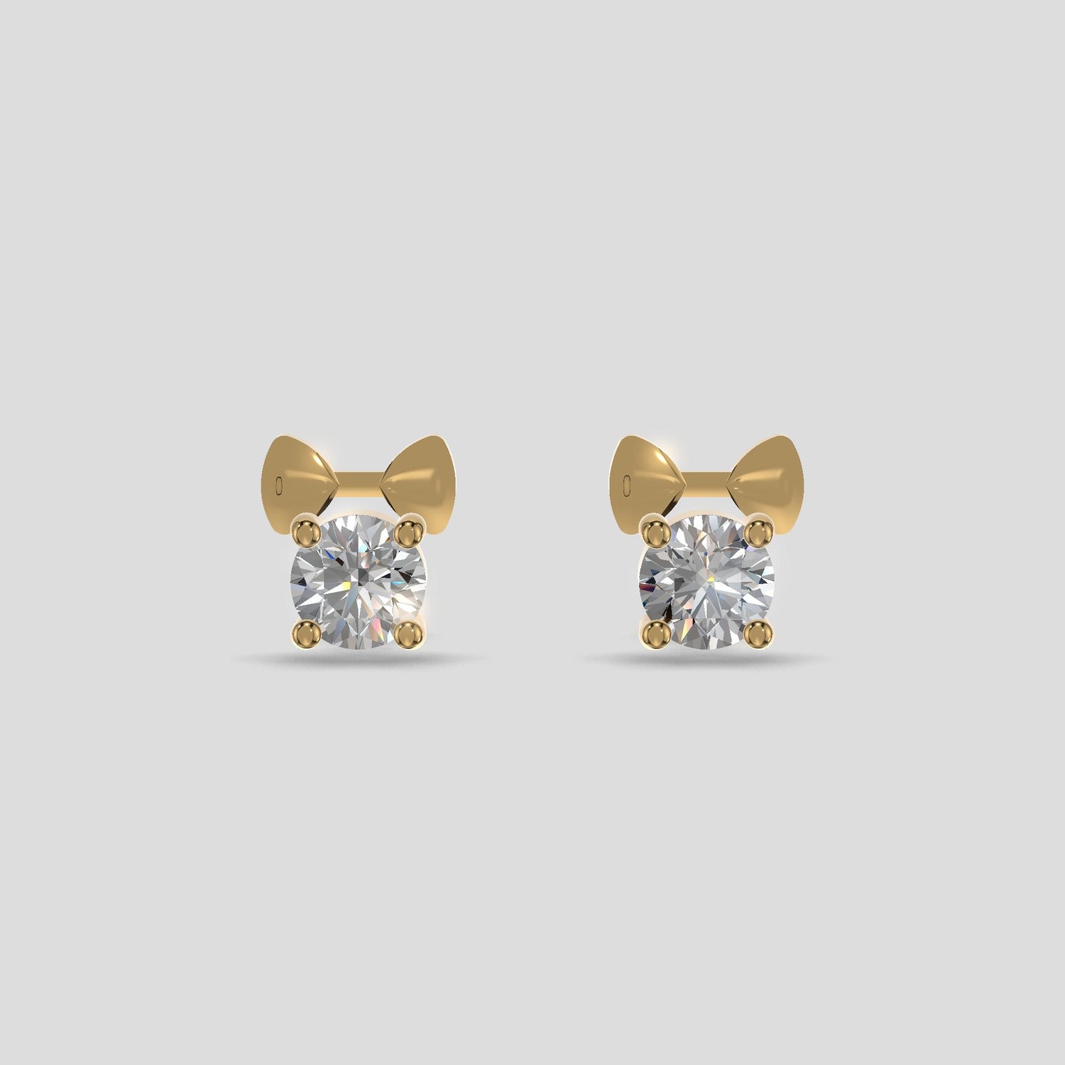 Studs With Bow AT Gold
