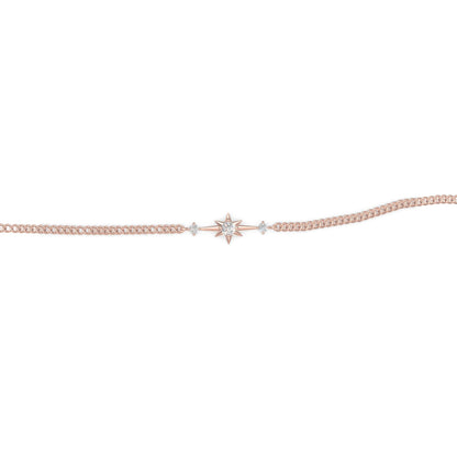 Solara Star Diamond Bracelet Gold