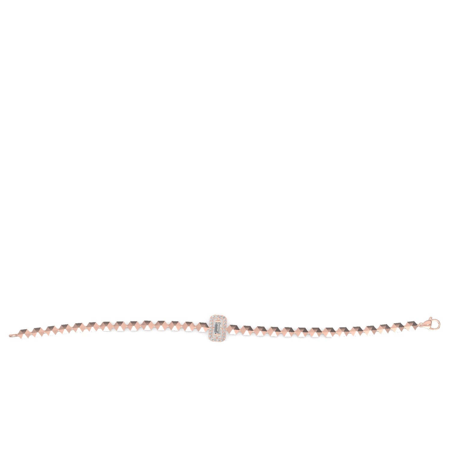 Regalia Baguette Diamond Bracelet Gold