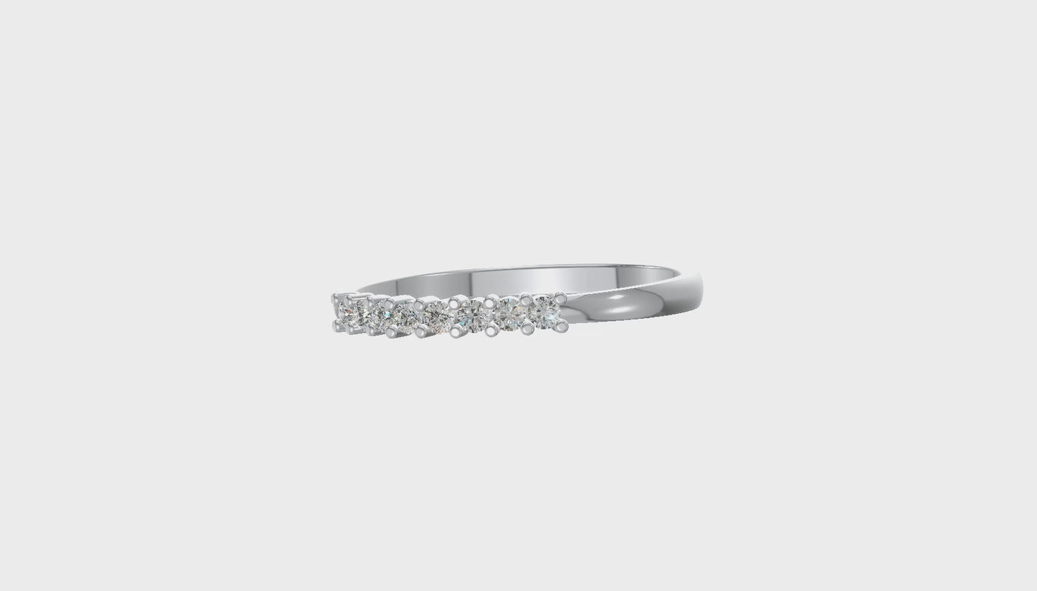Eternal Grace Diamond Band Silver