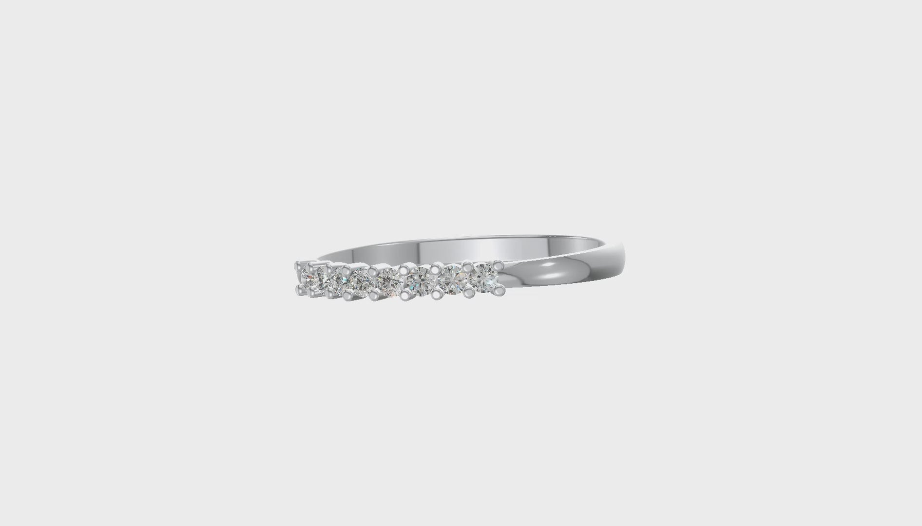 Eternal Grace Diamond Band Silver