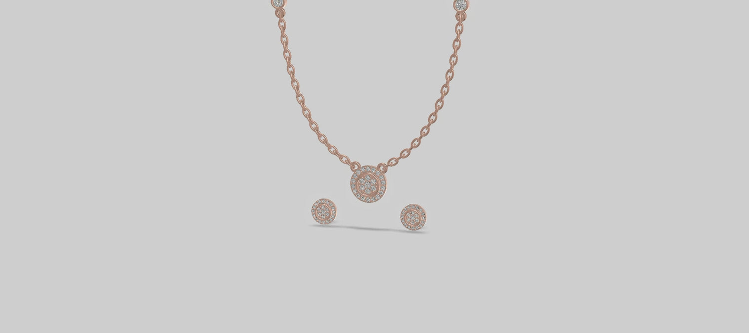 Elysian Harmony Trifecta Necklace Gold