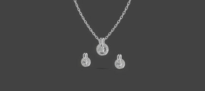 Celestial Halo Chain Set Silver