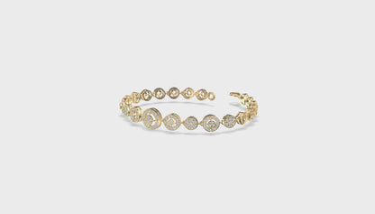 Rosé Radiance Diamond Bracelet Gold