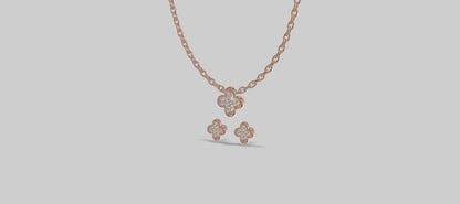 Blossom Radiance Chain Set Gold