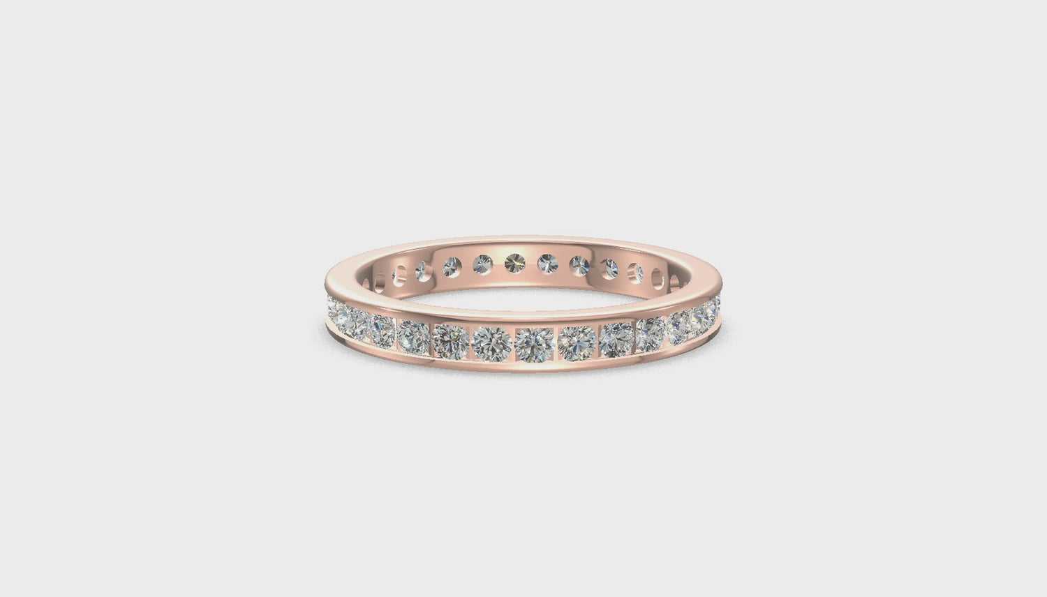 Eternal Radiance Diamond Band Gold