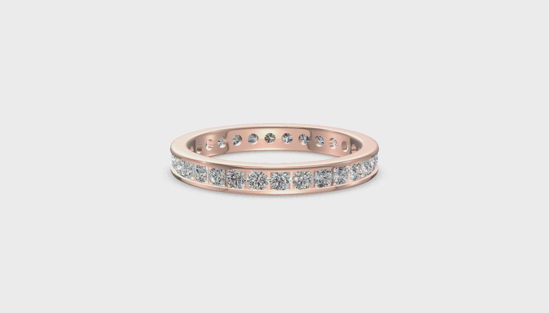 Eternal Radiance Diamond Band Gold