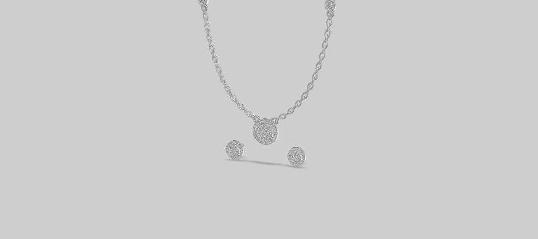 Elysian Harmony Trifecta Necklace Silver