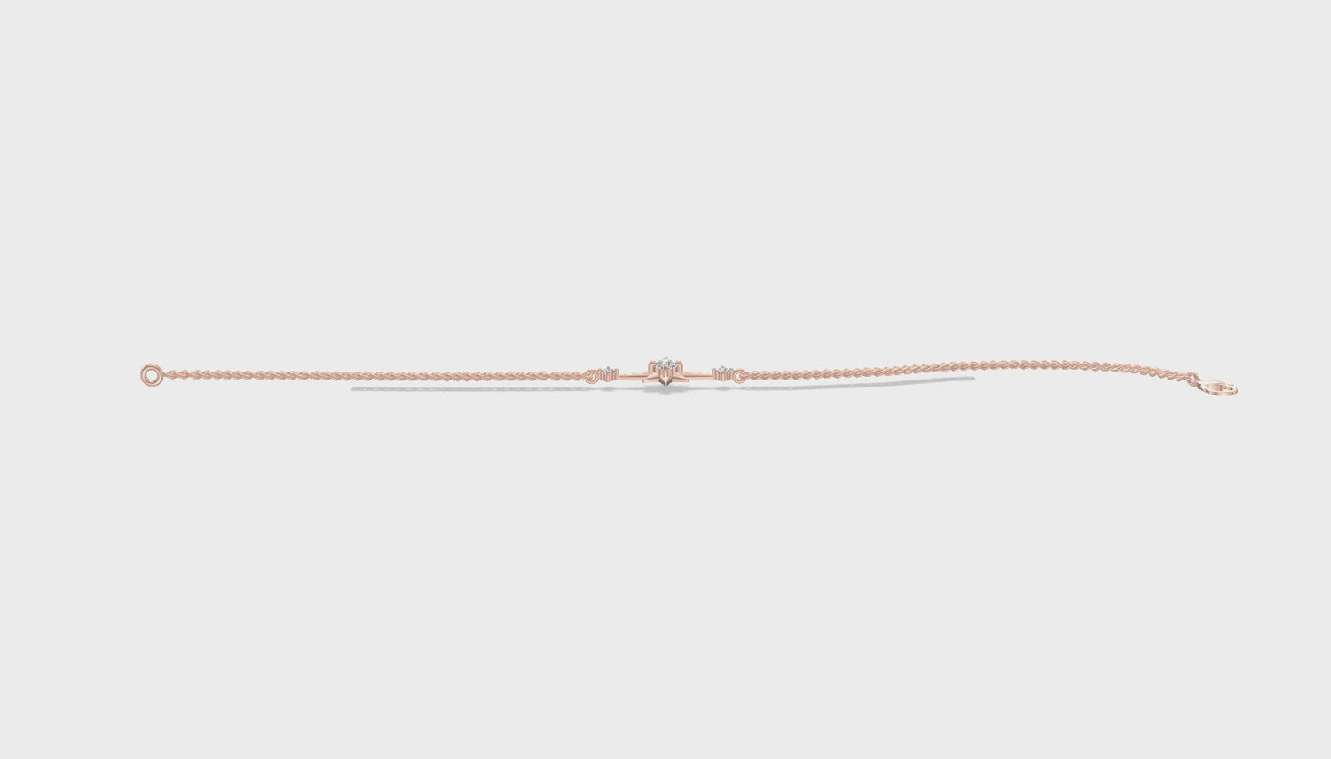 Solara Star Diamond Bracelet Gold